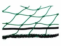Afdeknet 2.5x1.4 mtr, maas 4x4 cm. - afbeelding 2 van  2