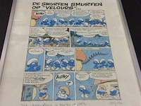 Afdruk de smurfen getekend - afbeelding 1 van  2