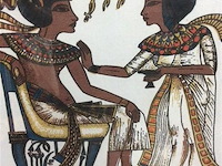 Afdruk egyptische voorstelling - afbeelding 2 van  2
