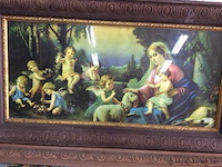 Afdrukken religieus 2stuks - afbeelding 2 van  3