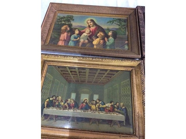 Afdrukken religieus 4stuks - afbeelding 2 van  3
