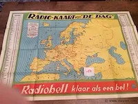 Affiche radio-kaart - afbeelding 1 van  4