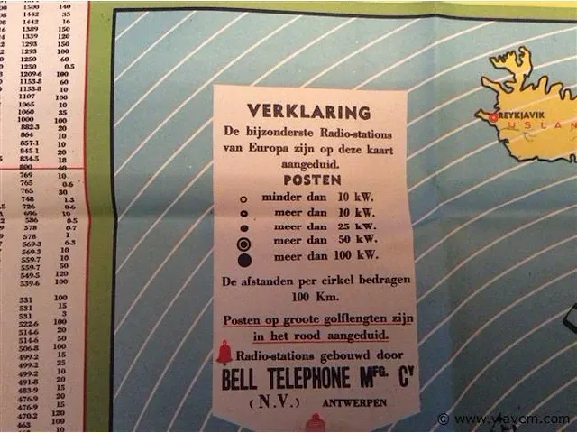 Affiche radio-kaart - afbeelding 4 van  4