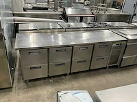 Afinox linear 70 4 i tn koelwerkbank - afbeelding 2 van  7