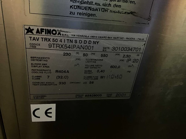 Afinox tavtrx 50 4 tn koelwerkbank - afbeelding 7 van  7