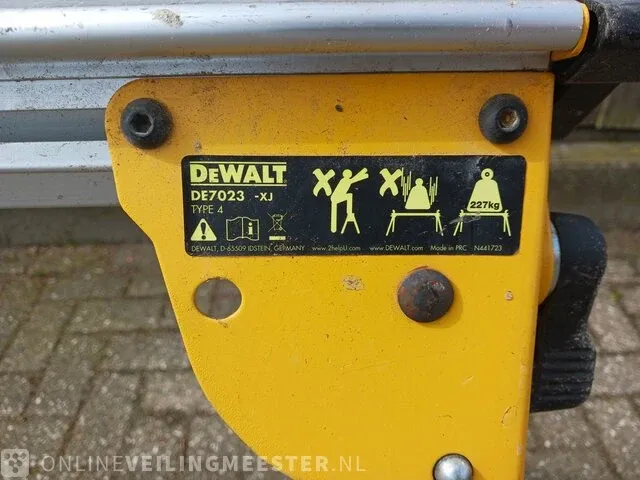 Afkort- en verstekzaagmachine met onderstel dewalt, dws778qs - afbeelding 5 van  13