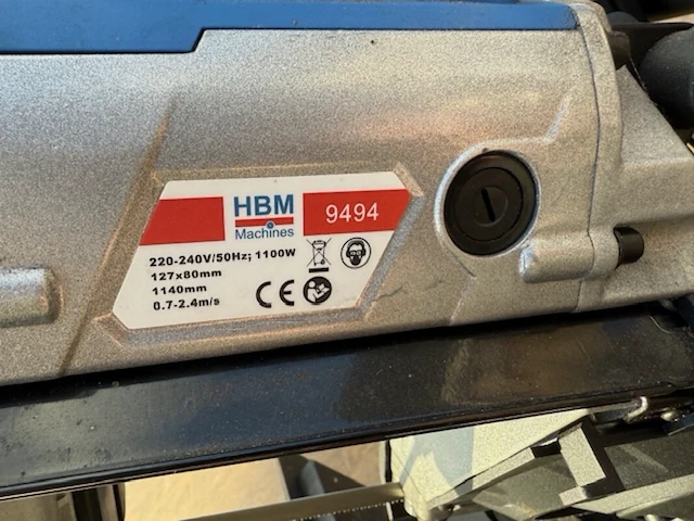 Afkort lintzaag 1140 mm hbm, 9494 - afbeelding 5 van  7