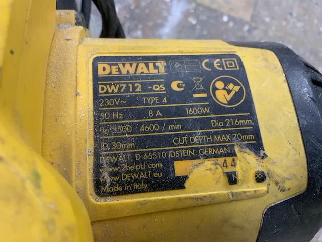 Afkortcirkel zaag, dewalt, dw712-qs - afbeelding 5 van  5