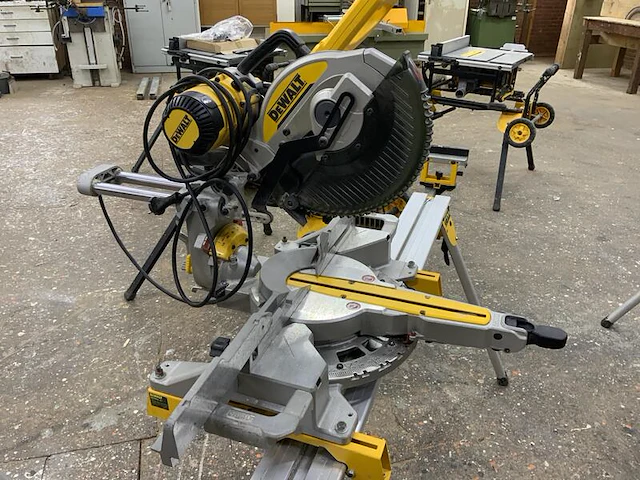 Afkortcirkel zaag, dewalt, dws727-qs, geel - afbeelding 3 van  6