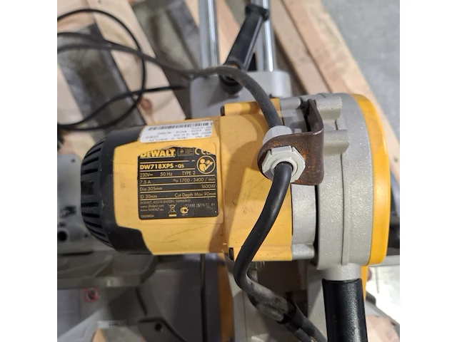 Afkortzaag, dewalt, dw718xps - afbeelding 4 van  14