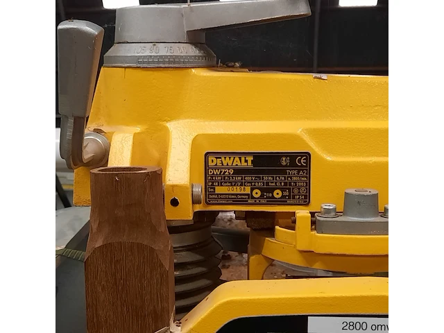 Afkortzaag, dewalt, dw729, 2003 - afbeelding 10 van  12