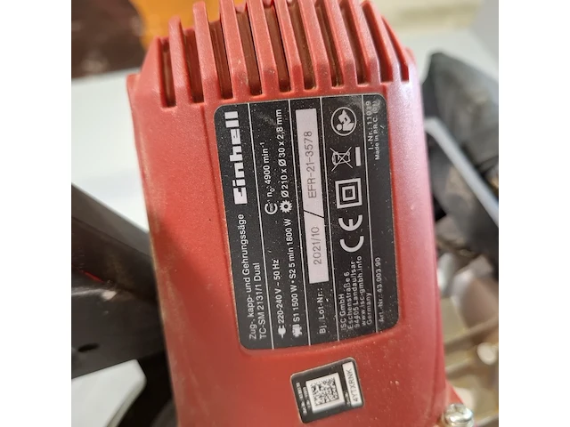 Afkortzaag, einhell, tc-sm 2131/1 dual, 2021 - afbeelding 8 van  9