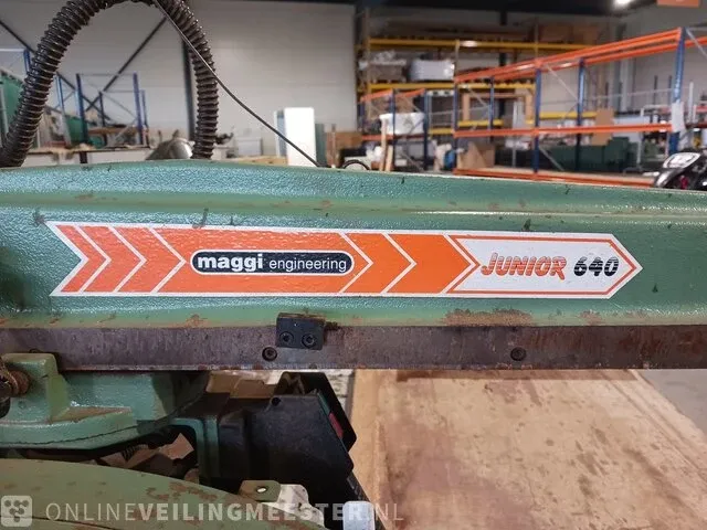 Afkortzaag maggi, junior 640, groen - afbeelding 13 van  15