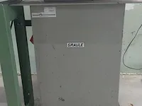 Afkortzaag met 2 rollerbank 2x4 meter graule, groen - afbeelding 3 van  5