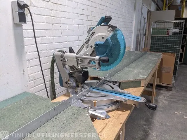 Afkortzaag met stofzuiger makita, ls 1219l, bouwjaar 2021 - afbeelding 9 van  14