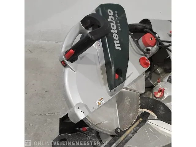 Afkortzaag metabo, kgs 315 plus - afbeelding 7 van  9