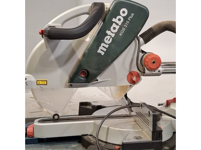 Afkortzaag, metabo, kgs 315 plus - afbeelding 2 van  8