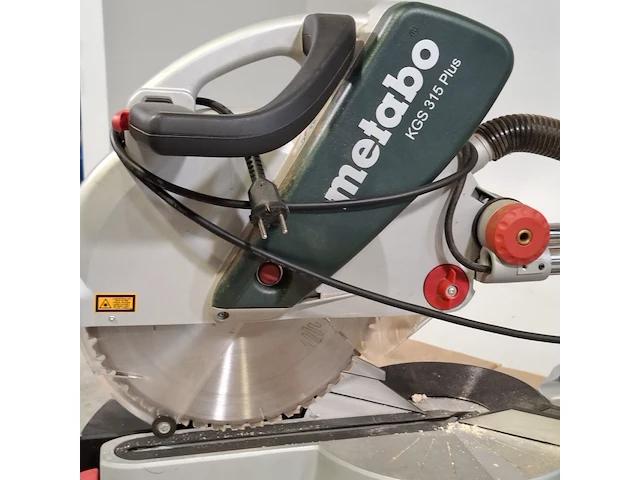 Afkortzaag, metabo, kgs 315 plus - afbeelding 2 van  9