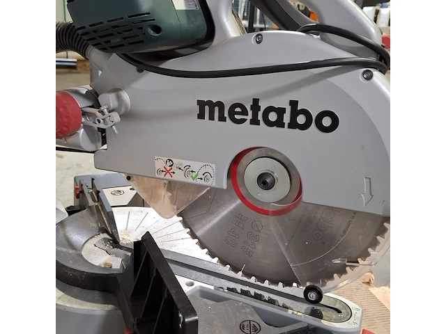 Afkortzaag, metabo, kgs 315 plus - afbeelding 7 van  9