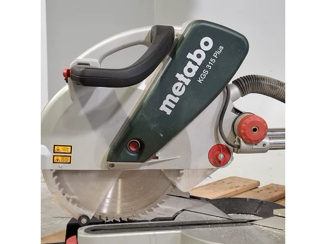 Afkortzaag, metabo, kgs 315 plus - afbeelding 2 van  8