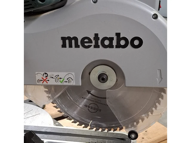 Afkortzaag, metabo, kgs 315 plus - afbeelding 4 van  8