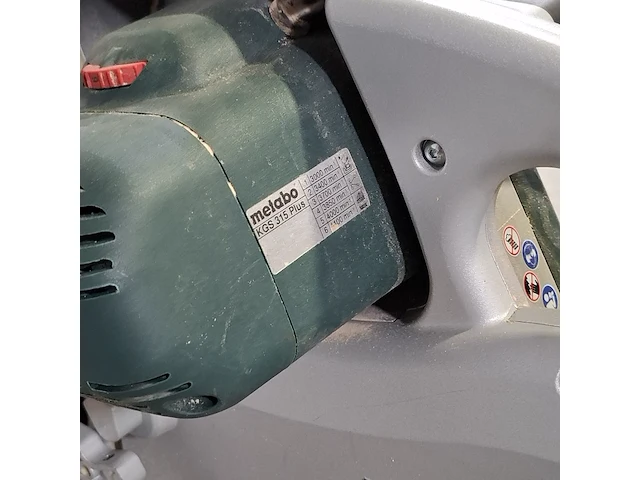 Afkortzaag, metabo, kgs 315 plus - afbeelding 5 van  8