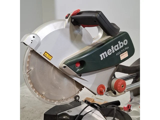 Afkortzaag, metabo, kgs 315 plus - afbeelding 2 van  7