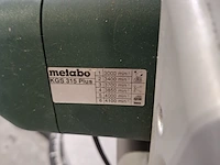 Afkortzaag, metabo, kgs 315 plus - afbeelding 3 van  12