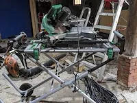 Afkortzaag op onderstel hikoki, c8fshg, bouwjaar 2020 - afbeelding 1 van  9
