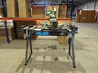 Afkortzaag op onderstel, hitachi en gamma - afbeelding 1 van  12