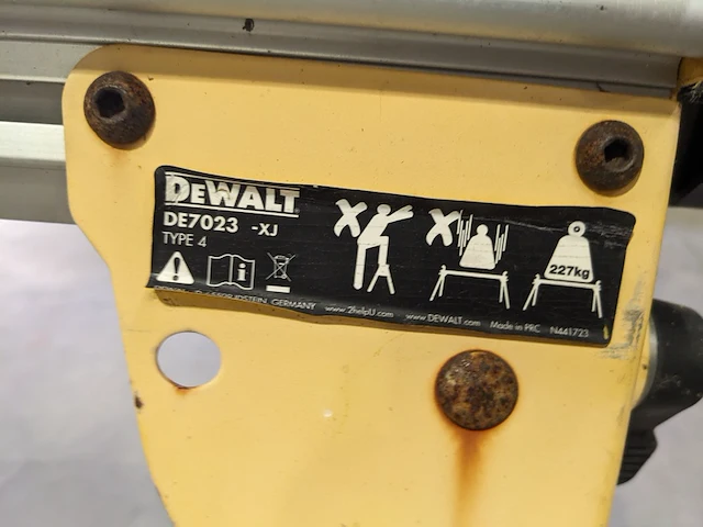 Afkortzaagmachine op onderstel, dewalt, dhs780 type20 - afbeelding 10 van  18