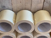 Afplaktape, 10 cm breed, lengte 50m, 18 rollen
