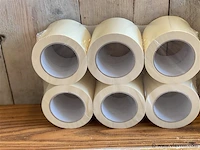 Afplaktape, 10 cm breed, lengte 50m, 18 rollen - afbeelding 2 van  3