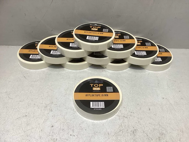 Afplaktape 19mm - 25 meter (25x) - afbeelding 1 van  2