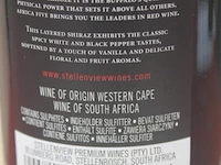 Africa five rode wijn - 75 cl - winkelverkoopprijs € 4.00 - afbeelding 3 van  3