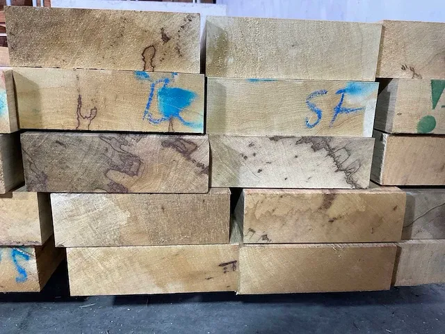 Afrikaans eikenhout - balk fraké - 450x15,3x5 cm (10x) - afbeelding 5 van  6