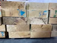 Afrikaans eikenhout - balk fraké - 450x15,3x5 cm (10x) - afbeelding 5 van  6