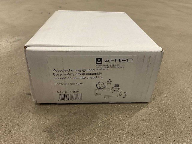 Afriso ksg 3 bar / max. 50kw 77938 ketelveiligheidsgroep (8x) - afbeelding 3 van  3