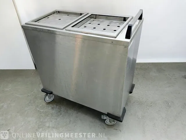 Afruimwagen met niveau regeling mobile containing - afbeelding 1 van  1