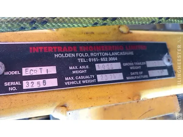 Afsleep dolly intertrade engineering, aa crt, 2017 - afbeelding 8 van  24