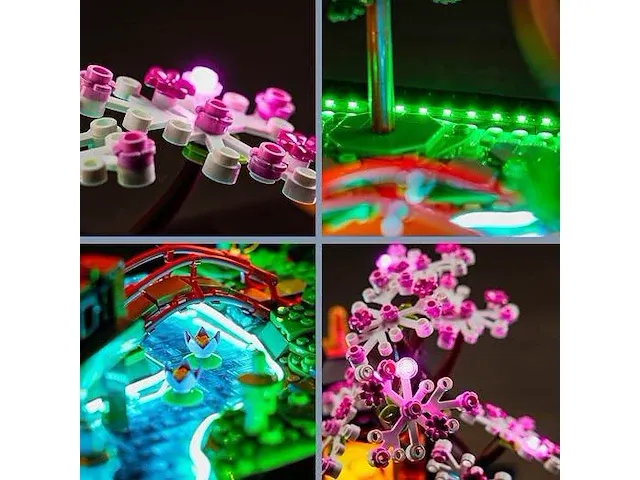 Afstandsbediening + lichtkit voor lego tranquil garden - afbeelding 2 van  3