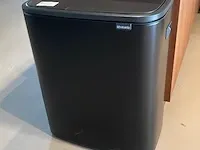 Afvalbak brabantia, bo touch, zwart - afbeelding 1 van  3
