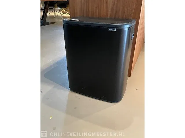 Afvalbak brabantia, bo touch, zwart - afbeelding 2 van  3
