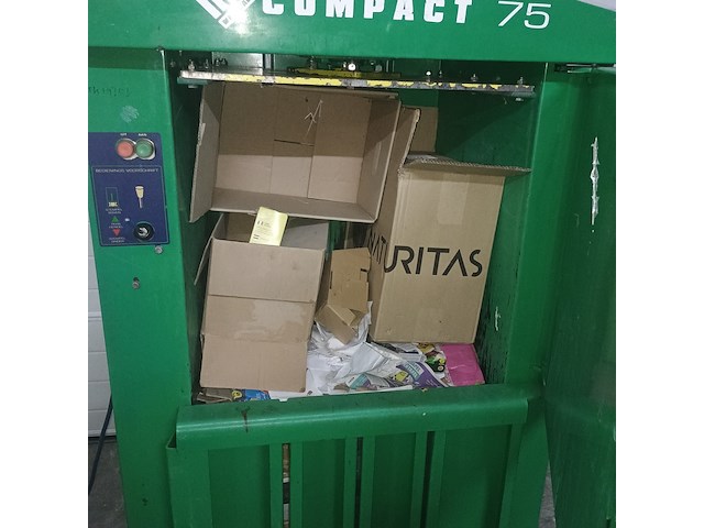 Afvalpers | papierpers | balenpers, macfab, 75, groen, 2006 - afbeelding 6 van  9