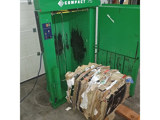 Afvalpers | papierpers | balenpers, macfab, 75, groen, 2006 - afbeelding 9 van  9