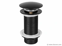 Afvoerplug pop up - design - zwart - afbeelding 1 van  4