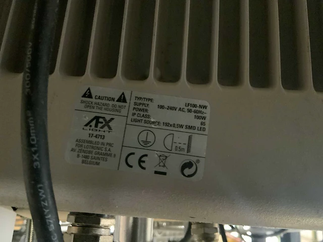 Afx floodlight 100w led armatuur (135x) - afbeelding 7 van  7