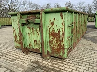 Afzet afvalcontainer “haak/kabel systeem”