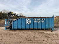 Afzet afvalcontainer met laadkraan - afbeelding 12 van  20