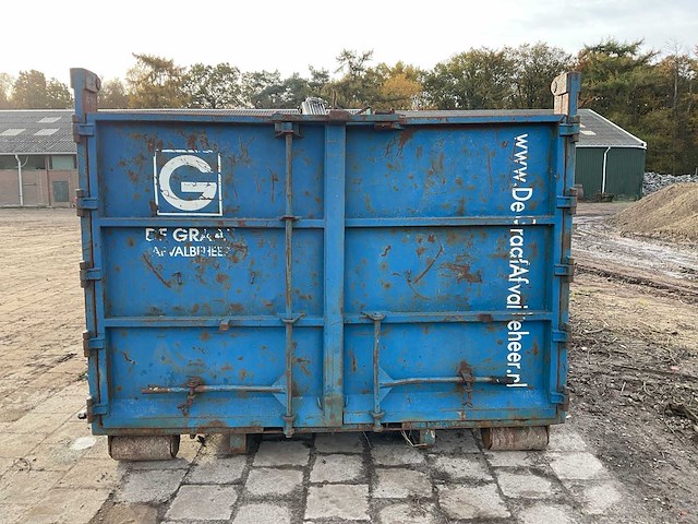 Afzet afvalcontainer met laadkraan - afbeelding 15 van  20